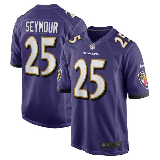 mens nike kevon seymour purple baltimore ravens game player jersey